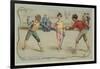 Fencing-null-Framed Giclee Print
