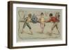 Fencing-null-Framed Giclee Print