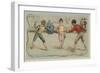 Fencing-null-Framed Premium Giclee Print