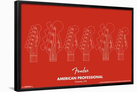 FENDER - AMERICAN PROFESSIONAL-null-Framed Poster