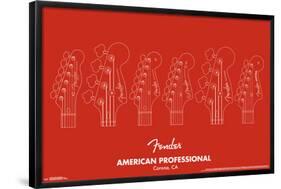 FENDER - AMERICAN PROFESSIONAL-null-Framed Poster