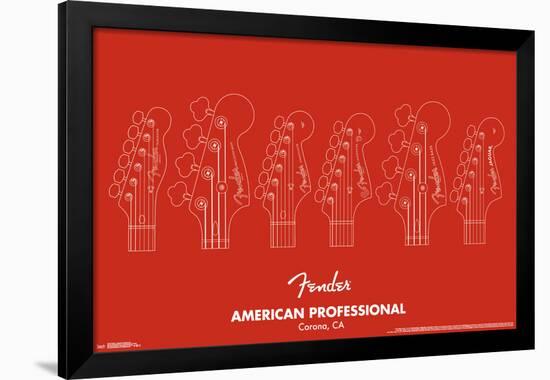 FENDER - AMERICAN PROFESSIONAL-null-Framed Poster