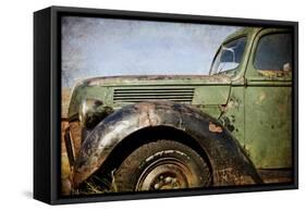 Fender, Ford V8-Jessica Rogers-Framed Stretched Canvas