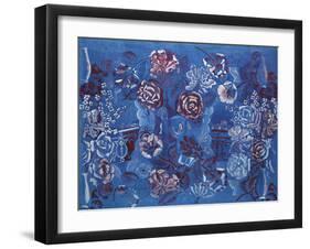 Fenêtre Ouverte Sur Paris et Composition Florale-Raoul Dufy-Framed Giclee Print