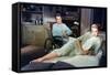 Fenetre sur cour REAR WINDOW by AlfredHitchcock with James Stewart and Grace Kelly, 1954 (photo)-null-Framed Stretched Canvas