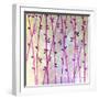 Feng Shui Cane Magenta-Herb Dickinson-Framed Photographic Print