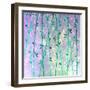 Feng Shui Cane Teal-Herb Dickinson-Framed Photographic Print