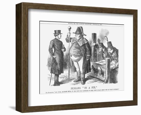 Fenians in a Fix, 1865-John Tenniel-Framed Giclee Print