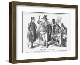 Fenians in a Fix, 1865-John Tenniel-Framed Giclee Print