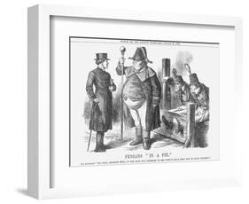 Fenians in a Fix, 1865-John Tenniel-Framed Giclee Print