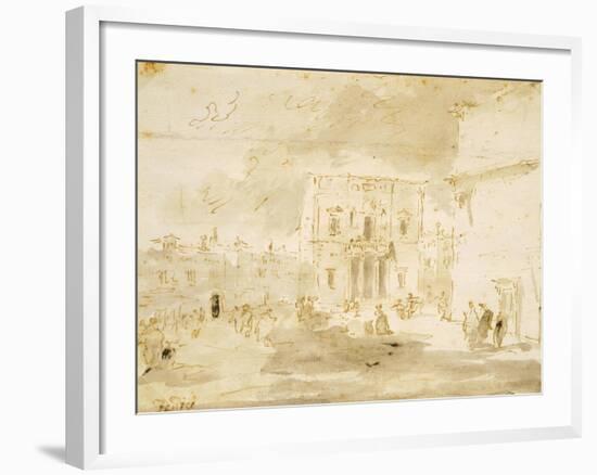 Fenice Theatre-Francesco Guardi-Framed Giclee Print