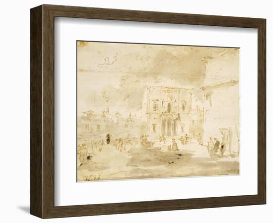 Fenice Theatre-Francesco Guardi-Framed Giclee Print