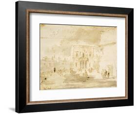 Fenice Theatre-Francesco Guardi-Framed Giclee Print