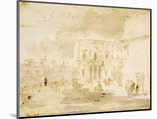 Fenice Theatre-Francesco Guardi-Mounted Giclee Print