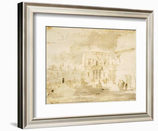 Fenice Theatre-Francesco Guardi-Framed Giclee Print