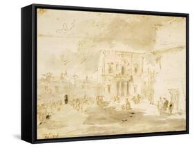 Fenice Theatre-Francesco Guardi-Framed Stretched Canvas