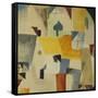 Fenster-Paul Klee-Framed Stretched Canvas