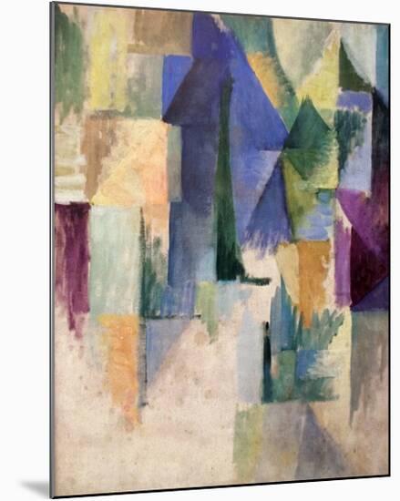 Fensterbild 1912-13-Robert Delaunay-Mounted Art Print