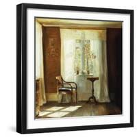 Fensterplatz Im Hause Des Kuenstlers in Lyngby-Carl Holsoe-Framed Giclee Print