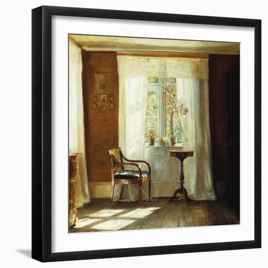 Fensterplatz Im Hause Des Kuenstlers in Lyngby-Carl Holsoe-Framed Giclee Print