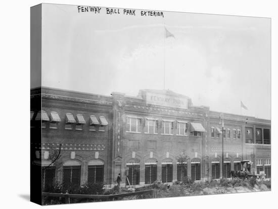 Fenway Boston Red Sox Baseball Exterior View Photograph - Boston, MA-Lantern Press-Stretched Canvas