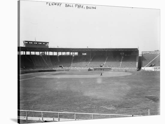 Fenway Boston Red Sox Baseball Field View Photograph - Boston, MA-Lantern Press-Stretched Canvas