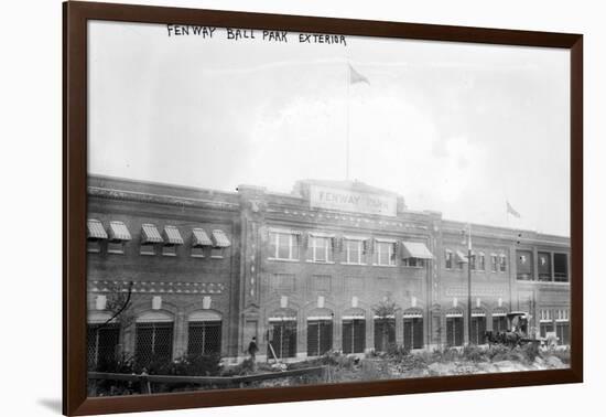 Fenway Park, Boston Red Sox, Baseball Photo No.2 - Boston, MA-Lantern Press-Framed Art Print