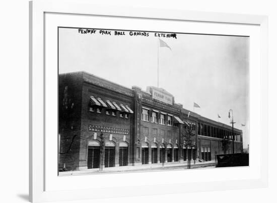 Fenway Park, Boston Red Sox, Baseball Photo No.4 - Boston, MA-Lantern Press-Framed Art Print