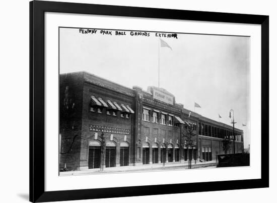 Fenway Park, Boston Red Sox, Baseball Photo No.4 - Boston, MA-Lantern Press-Framed Art Print