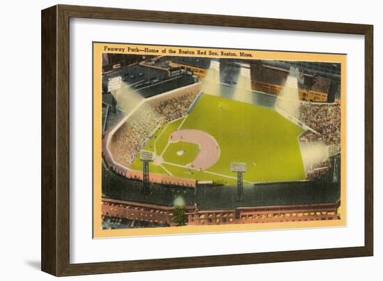 Fenway Park, Home of the Boston Red Sox-null-Framed Art Print