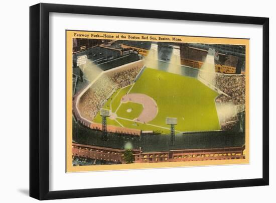 Fenway Park, Home of the Boston Red Sox-null-Framed Art Print
