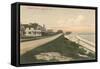 Fenwick Beach, Saybrook, Connecticut-null-Framed Stretched Canvas