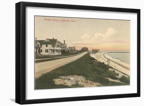 Fenwick Beach, Saybrook, Connecticut-null-Framed Art Print