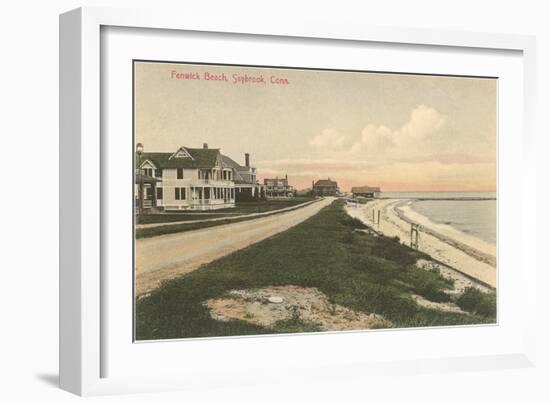 Fenwick Beach, Saybrook, Connecticut-null-Framed Art Print