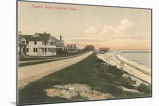 Fenwick Beach, Saybrook, Connecticut-null-Mounted Art Print