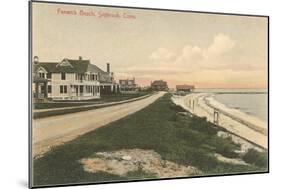Fenwick Beach, Saybrook, Connecticut-null-Mounted Art Print