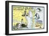 Fenwick Island, Delaware - Nautical Chart-Lantern Press-Framed Art Print