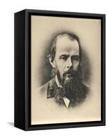 Feodor Dostoievski Russian Writer-null-Framed Stretched Canvas