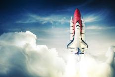 Space Shuttle Taking off on a Mission-Fer Gregory-Photographic Print