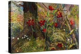 Feral Garden-jocasta shakespeare-Stretched Canvas