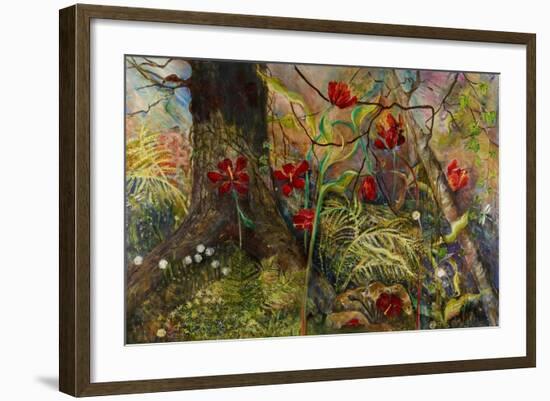 Feral Garden-jocasta shakespeare-Framed Giclee Print