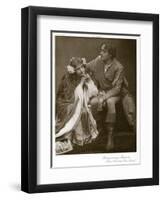 Ferdinand and Miranda, C1900-Lizzie Caswall Smith-Framed Giclee Print