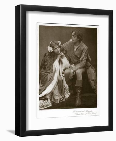 Ferdinand and Miranda, C1900-Lizzie Caswall Smith-Framed Giclee Print