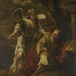 Prophet Elijah Visited by an Angel-Ferdinand Bol-Art Print