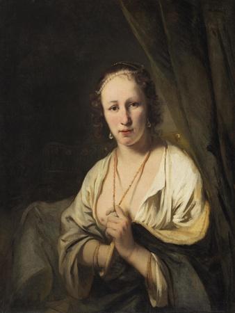Woman with Pearls in her Hair, c.1653
