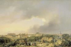 Citadel of Antwerp Shortly after the Siege-Ferdinand De Braekeleer-Mounted Art Print