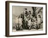 Ferdinand De Lesseps (1805-1894) with His Family, 1886-null-Framed Giclee Print