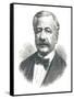 Ferdinand De Lesseps, French Diplomat and Later Developer of the Suez Canal, 1893-null-Framed Stretched Canvas