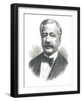 Ferdinand De Lesseps, French Diplomat and Later Developer of the Suez Canal, 1893-null-Framed Giclee Print