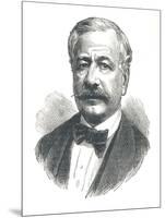 Ferdinand De Lesseps, French Diplomat and Later Developer of the Suez Canal, 1893-null-Mounted Giclee Print